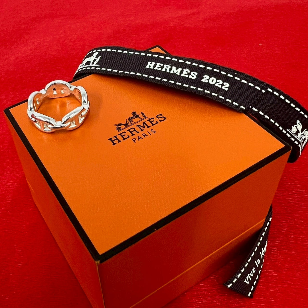Rings/Rings Hermes Chaine d'Ancre Enchene Ring