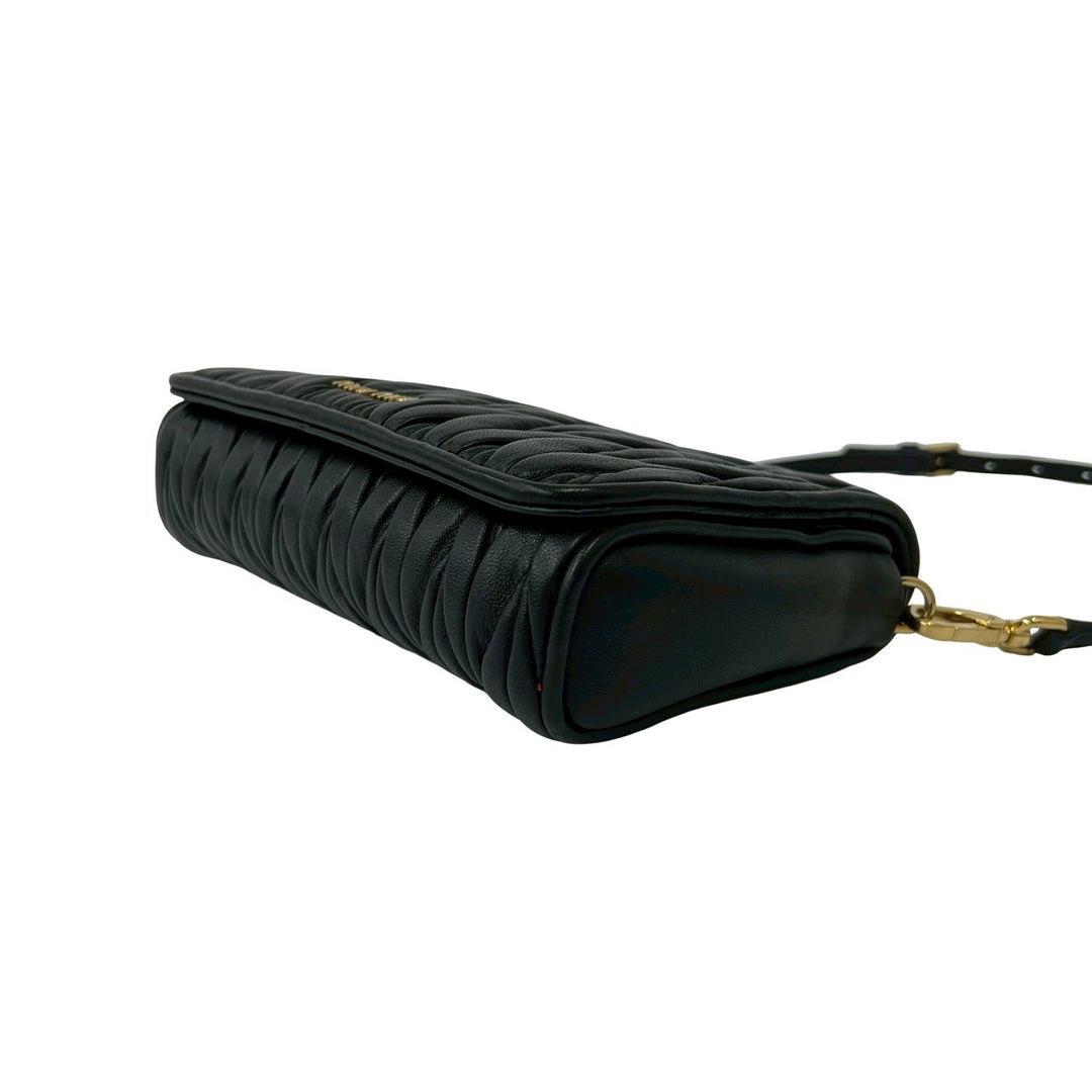 shoulder bag miu miu matelasse