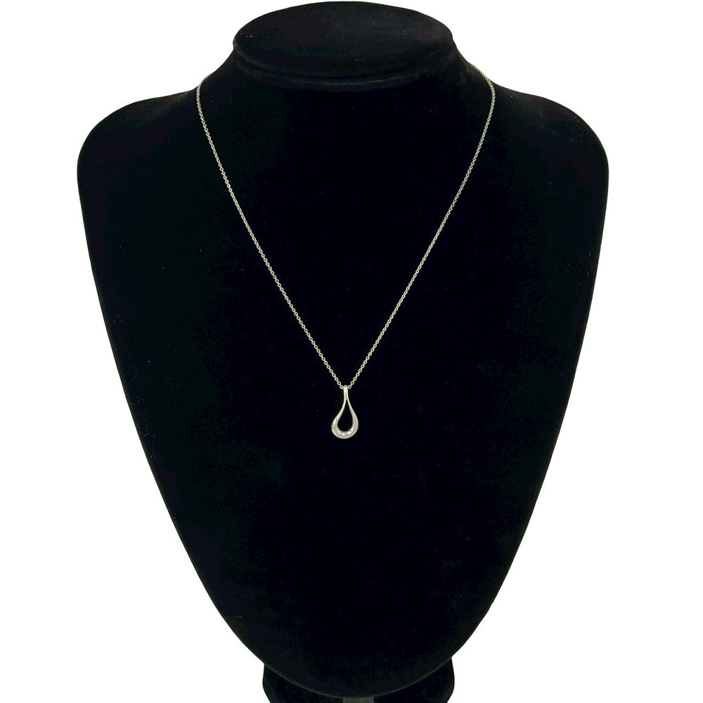 necklace tiffany open teardrop necklace