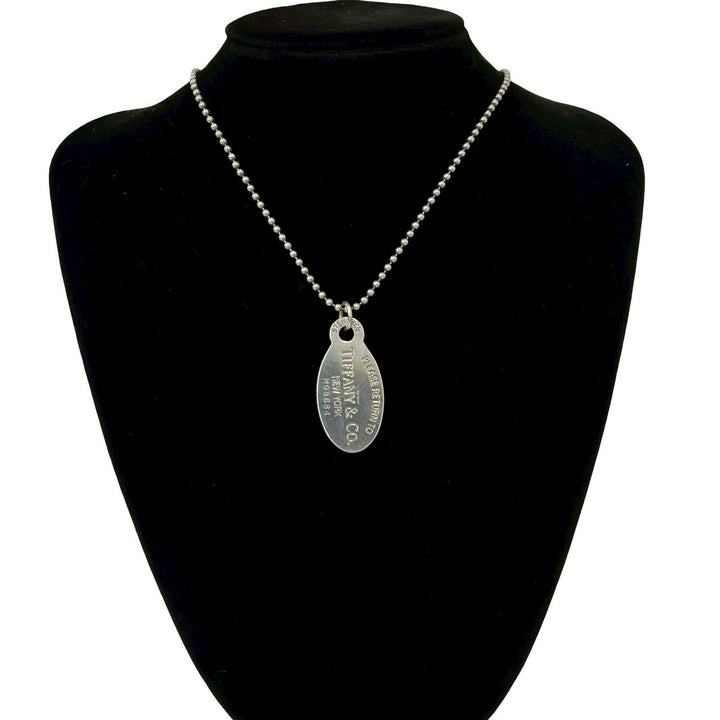 Necklace Tiffany Return Toe Tiffany Oval Chain Necklace