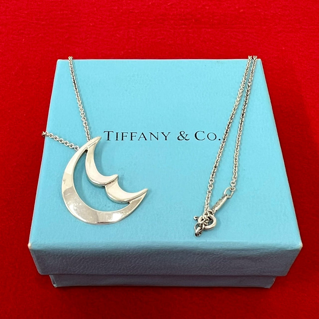 Necklace Tiffany Crescent Moon Necklace