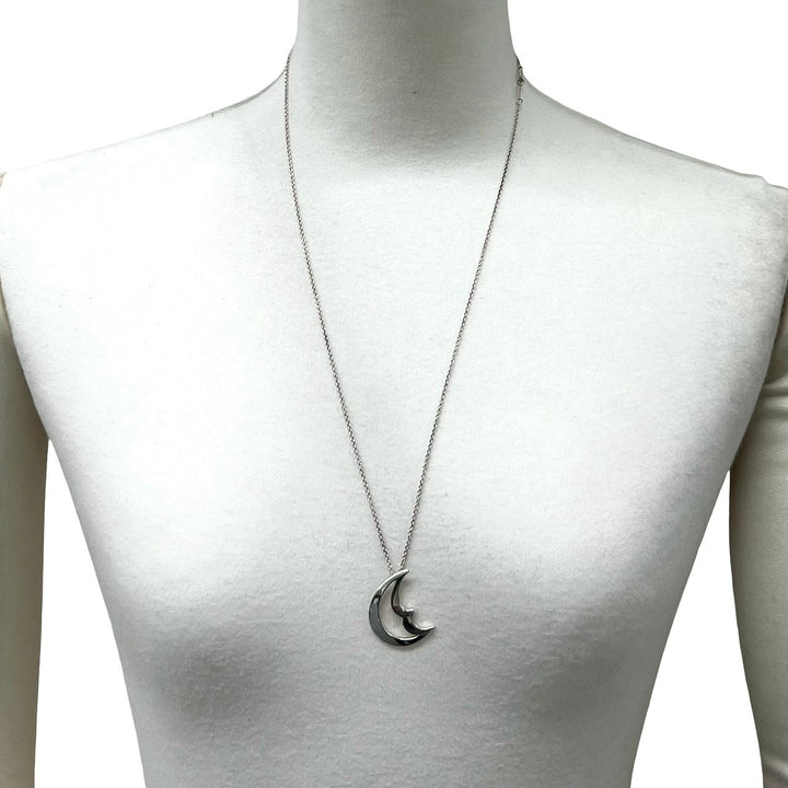 Necklace Tiffany Crescent Moon Necklace