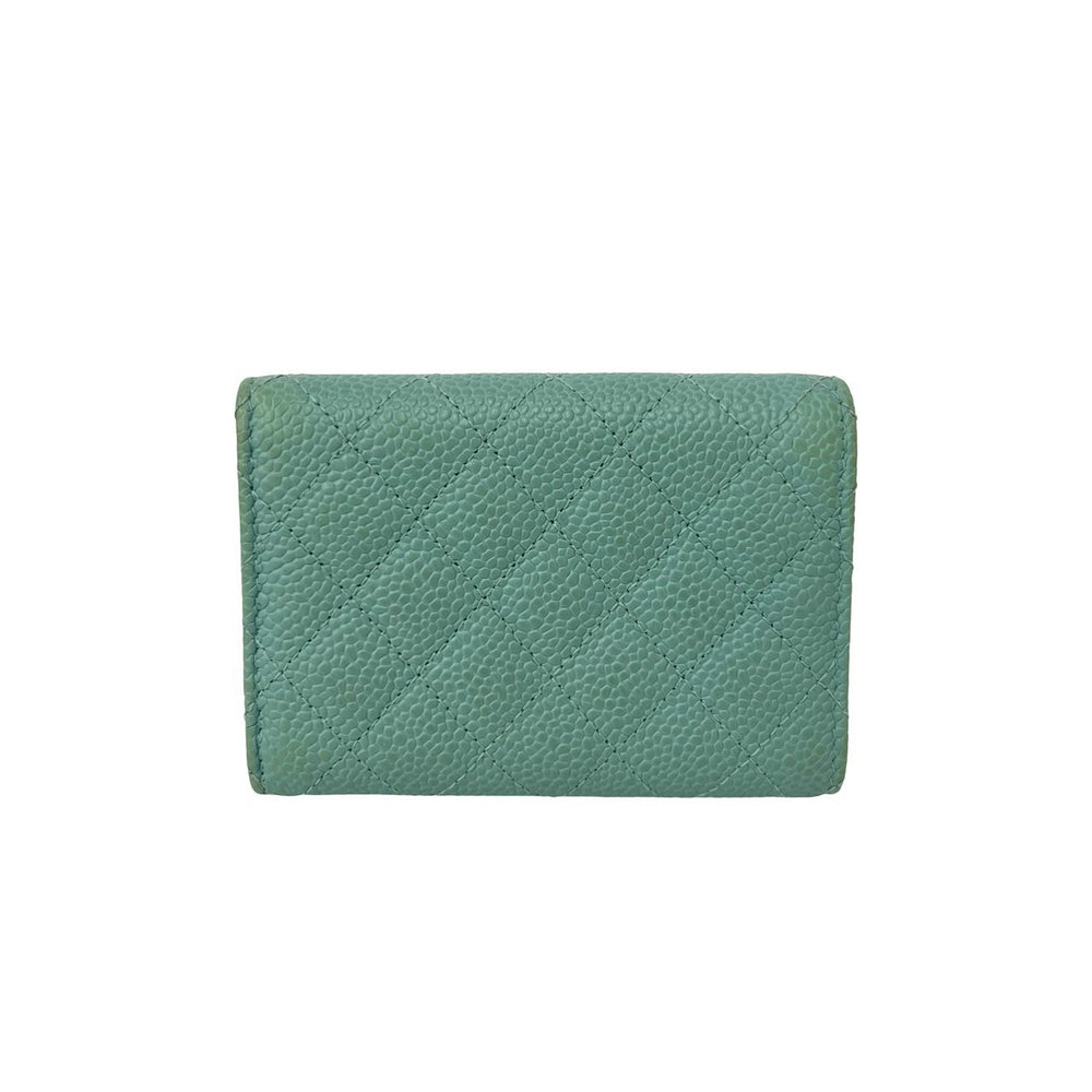 trifold wallet chanel