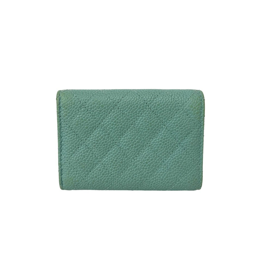 trifold wallet chanel
