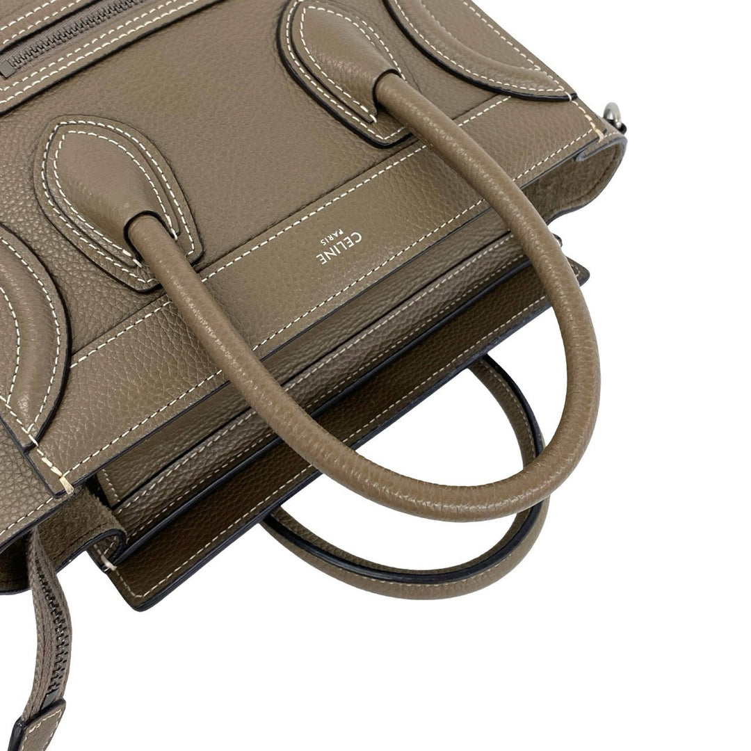 shoulder bag celine luggage nano