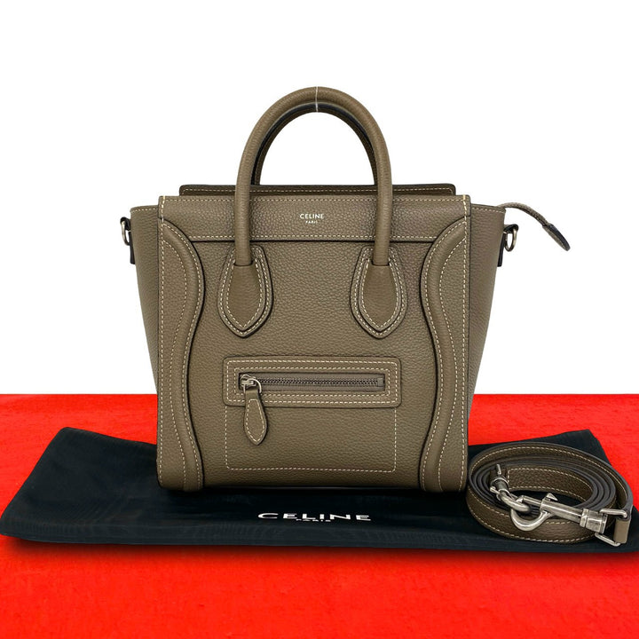shoulder bag celine luggage nano