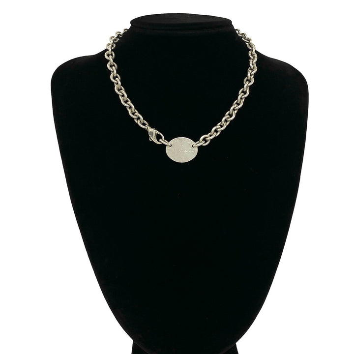 Necklace Tiffany Return Toe Oval Necklace
