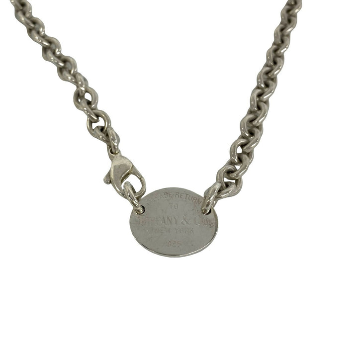 Necklace Tiffany Return Toe Oval Necklace