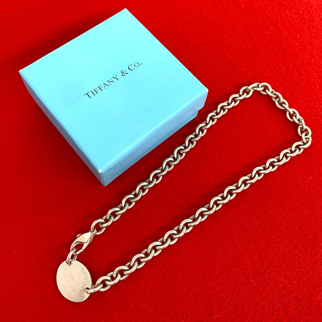 項鍊 Tiffany Return Toe 橢圓形項鍊
