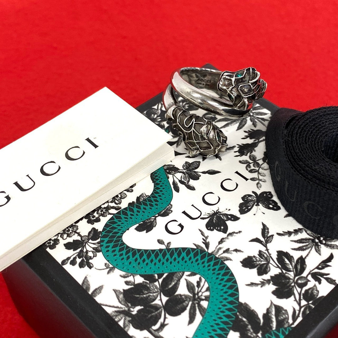戒指 Gucci 雙虎頭戒指