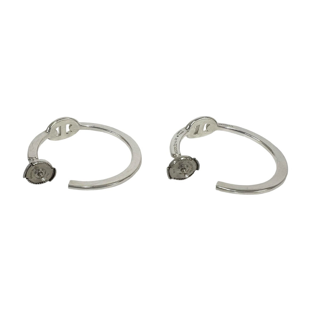 ピアス エルメス シェーヌダンクル フープピアス