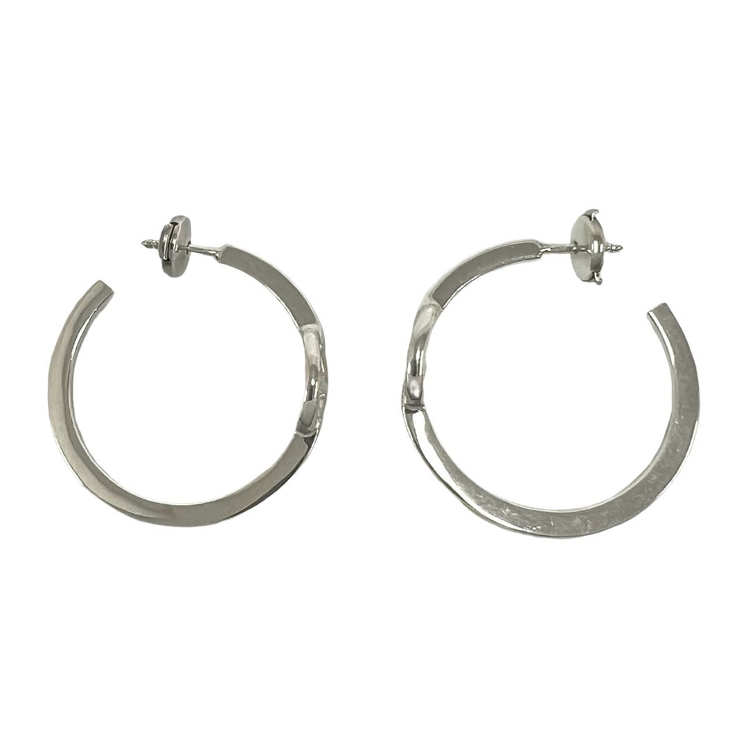 ピアス エルメス シェーヌダンクル フープピアス