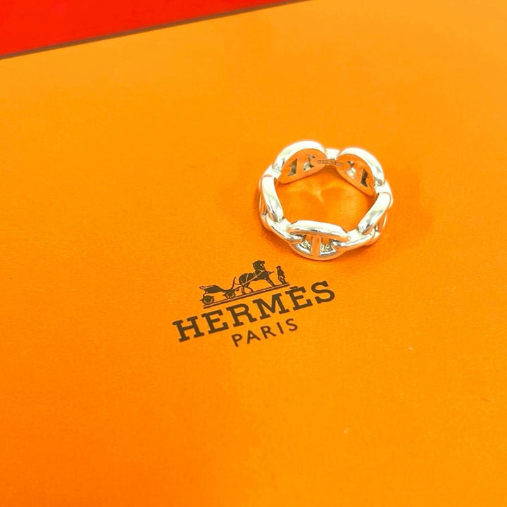 Rings/Rings Hermes Chaine d'Ancre Enchene Ring