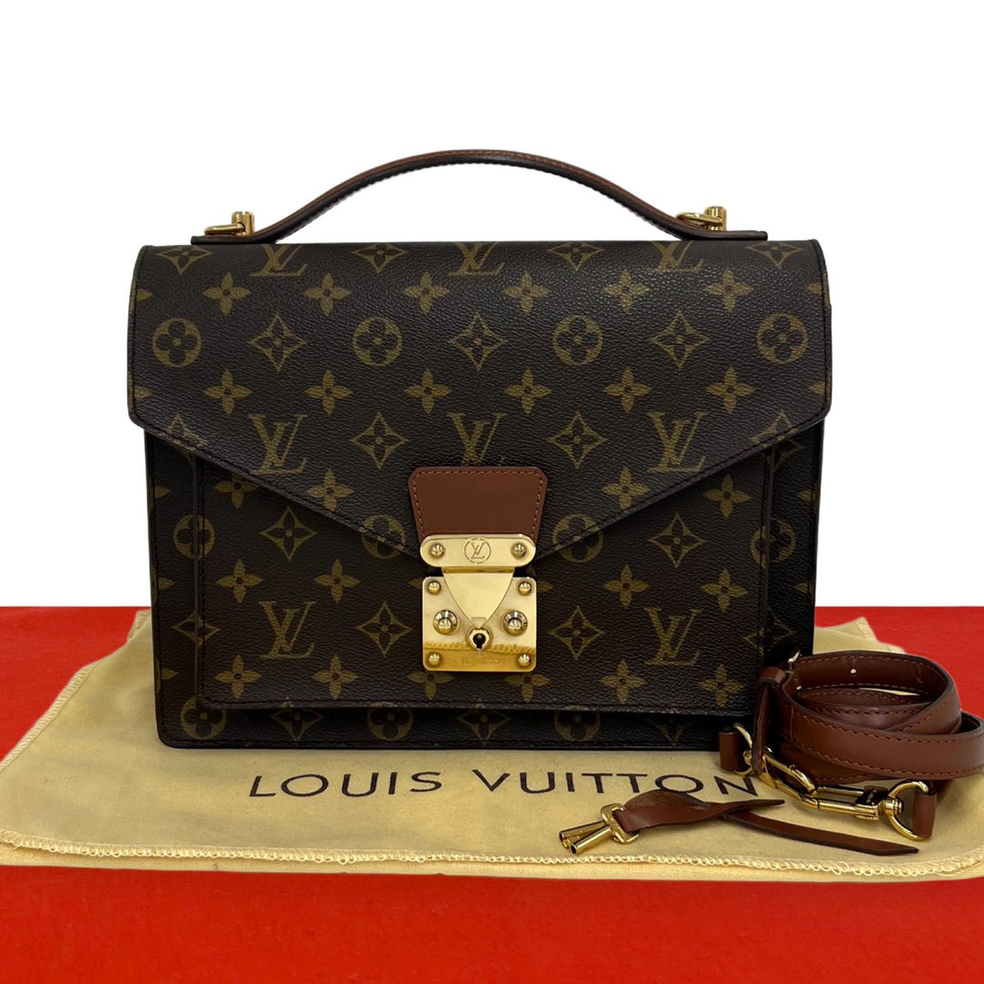 ショルダーバッグ ルイヴィトン モンソー