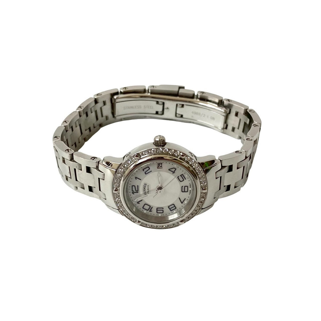 Watch Hermes Clipper Diamond Bezel