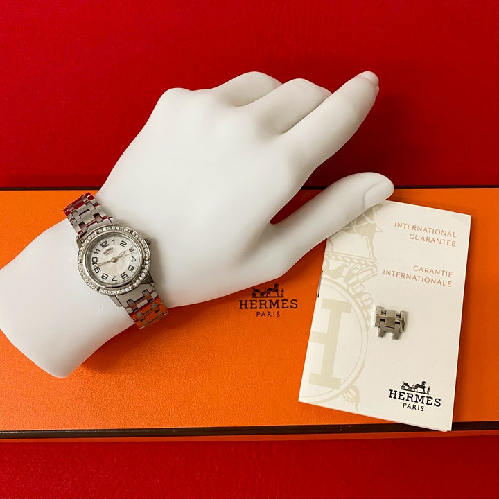 Watch Hermes Clipper Diamond Bezel