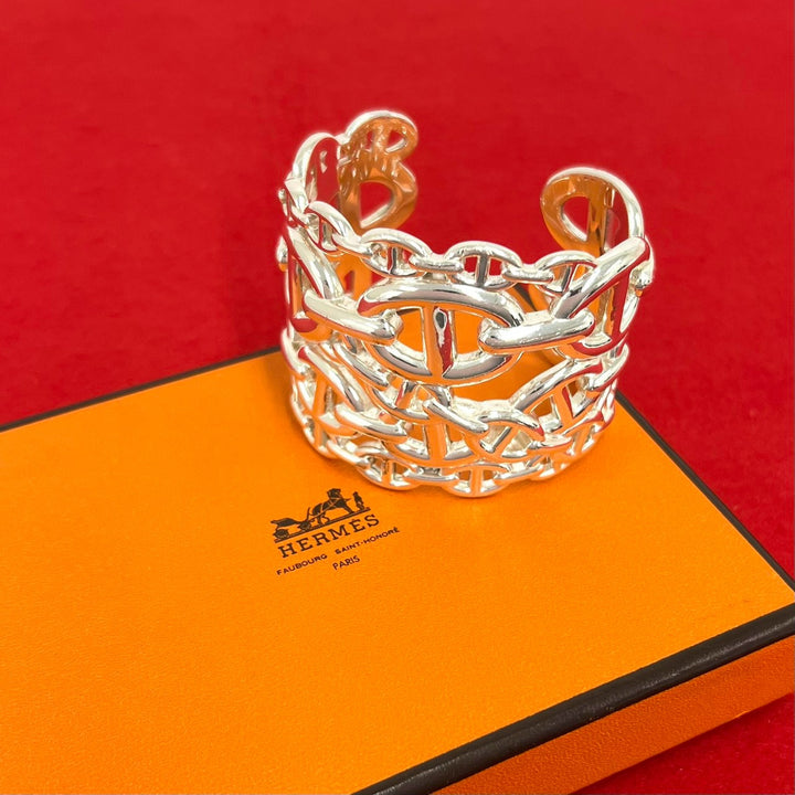 手鐲 Hermes Chaine d'Ancre Enchene TGM 手鐲