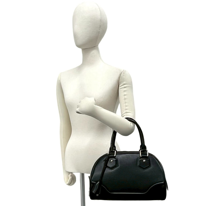 Handbag Louis Vuitton Bowling Montaigne PM