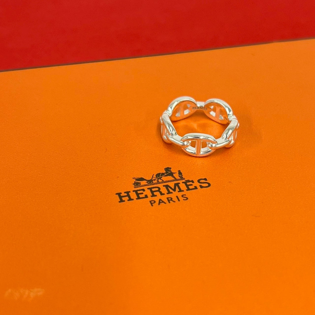 Rings/Rings Hermes Chaine d'Ancre Enchene Ring