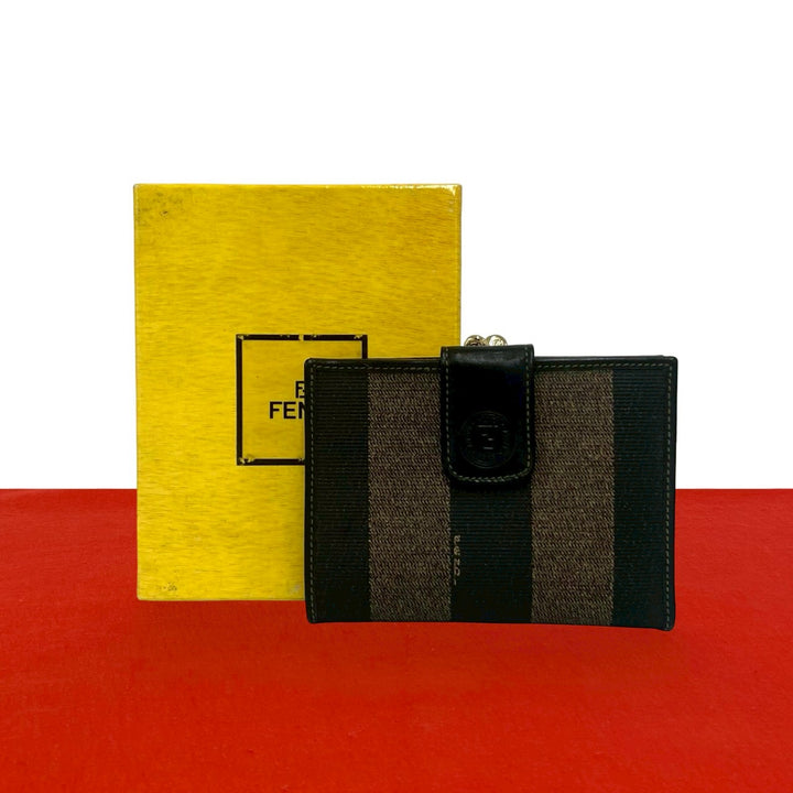 bifold wallet fendi pecan