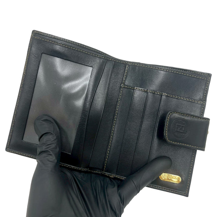 bifold wallet fendi pecan