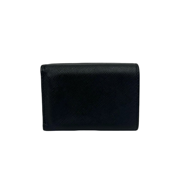 trifold wallet prada