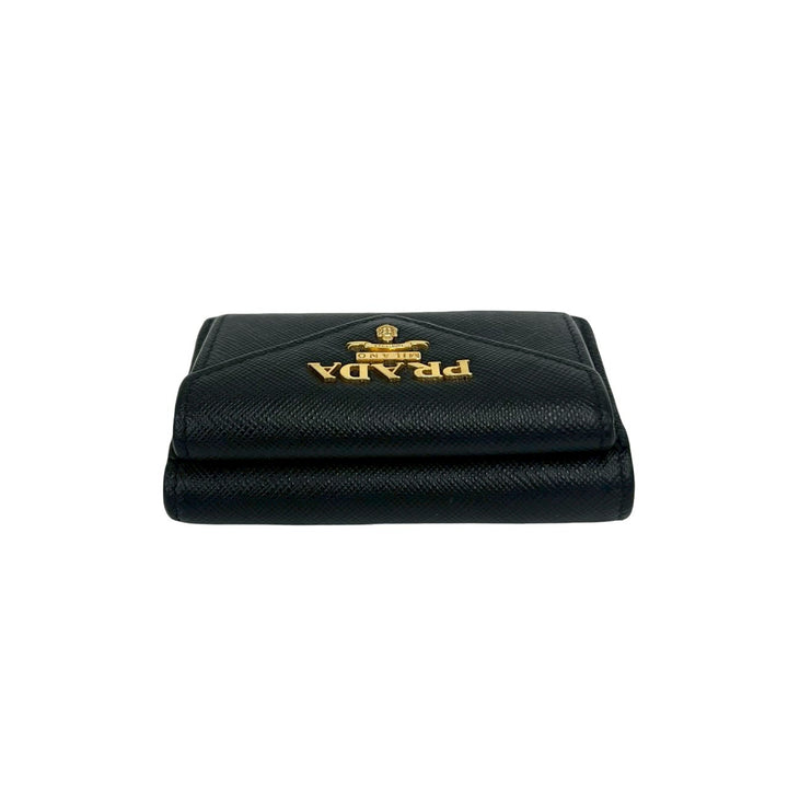 trifold wallet prada