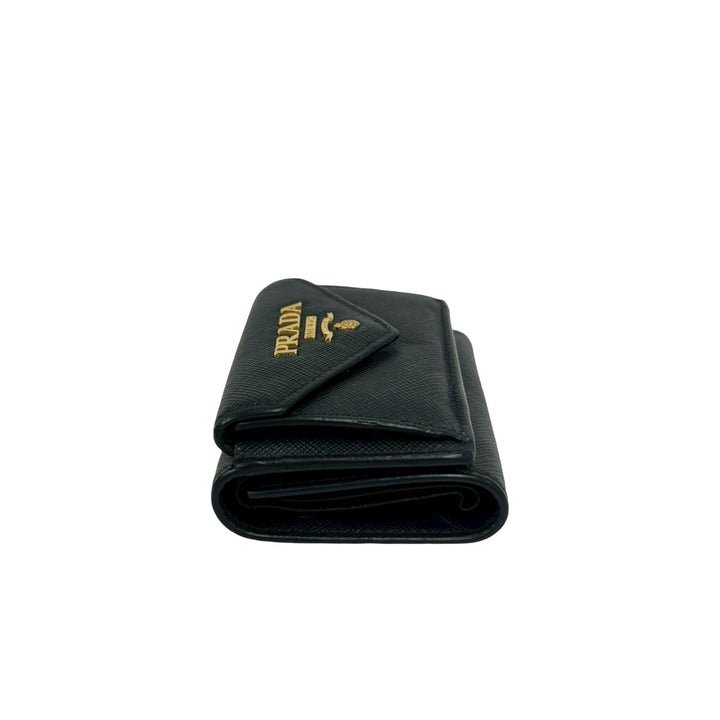 trifold wallet prada
