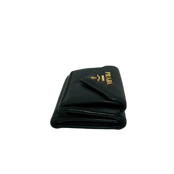 trifold wallet prada