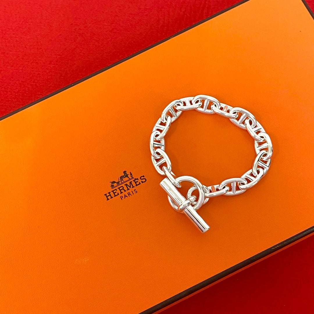 手鍊 Hermes Chaine d'Ancre 中號 15 框