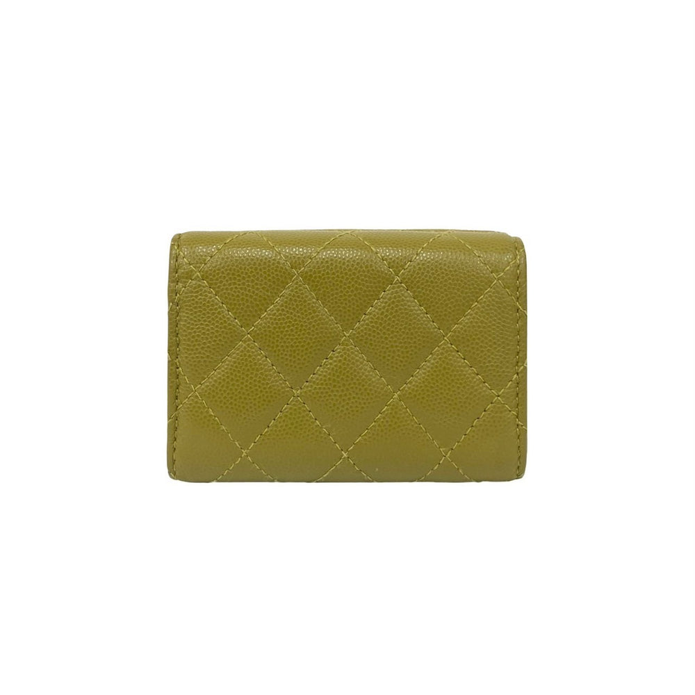 trifold wallet chanel