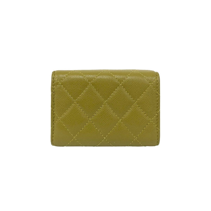 trifold wallet chanel