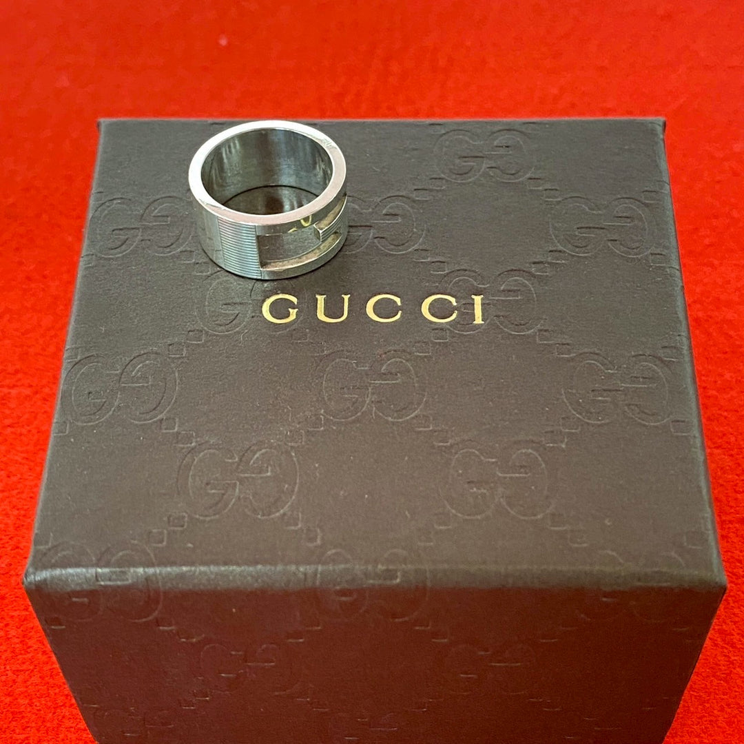 戒指 Gucci 方形 G 戒指