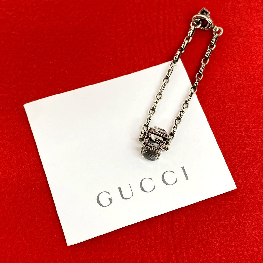 手鍊 Gucci 阿拉伯式花紋 G 立方方形手鍊