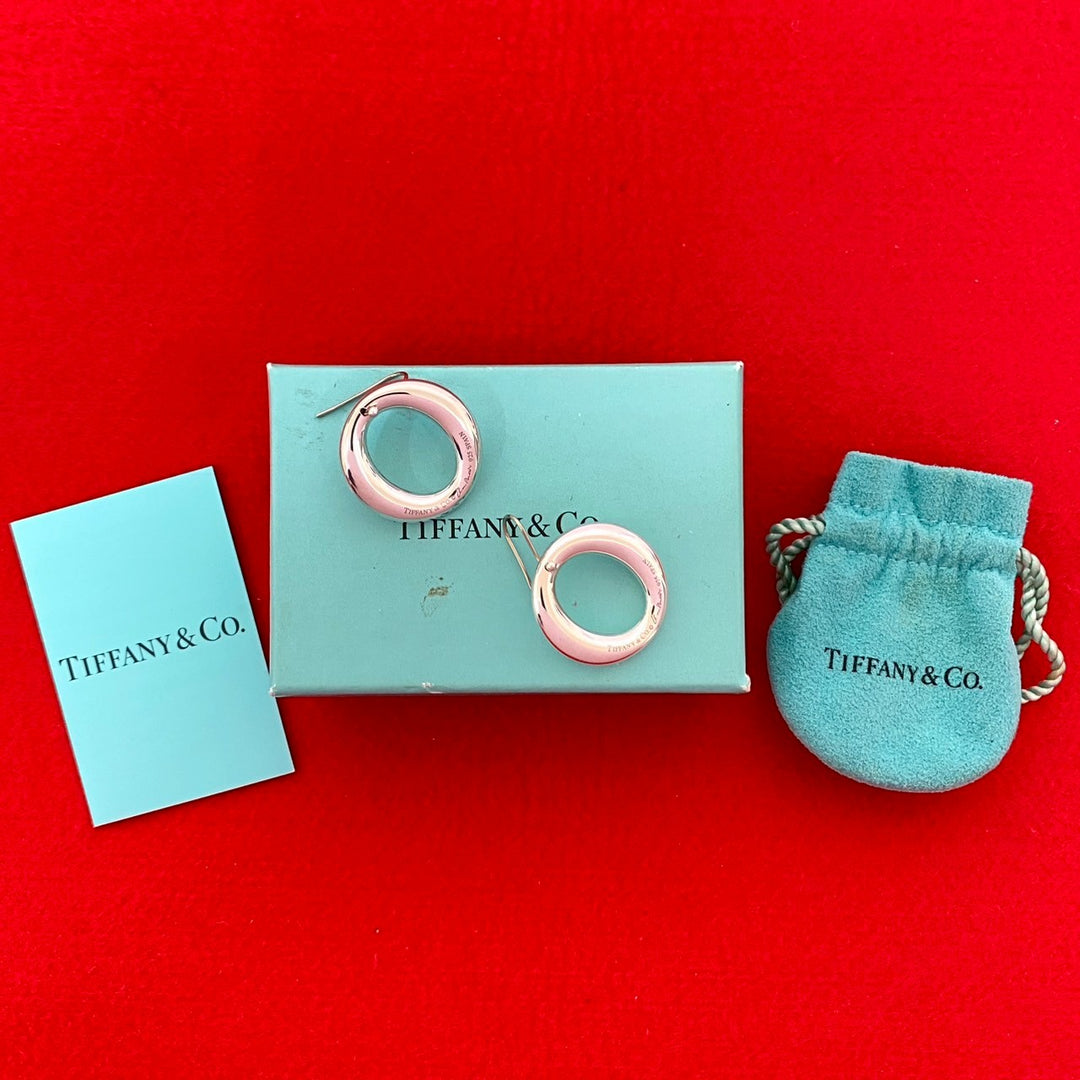 耳環 Tiffany Elsa Peretti Seviana 鉤形耳環