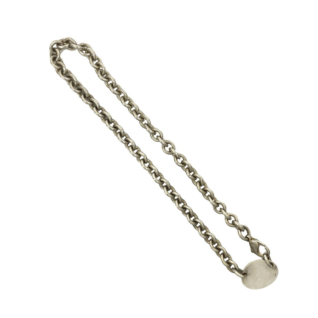 necklace tiffany return toe oval necklace
