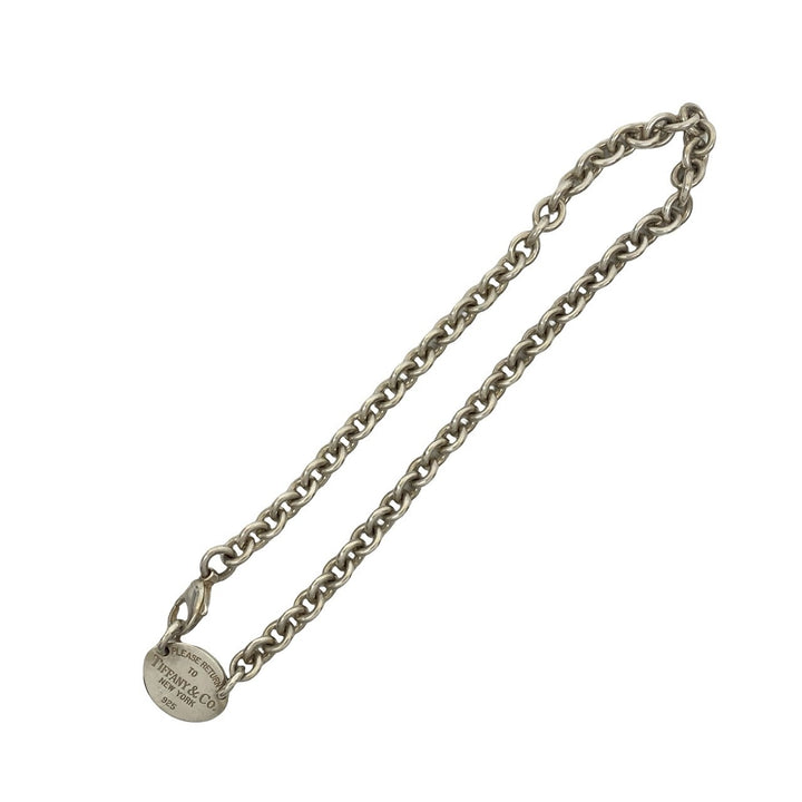 necklace tiffany return toe oval necklace
