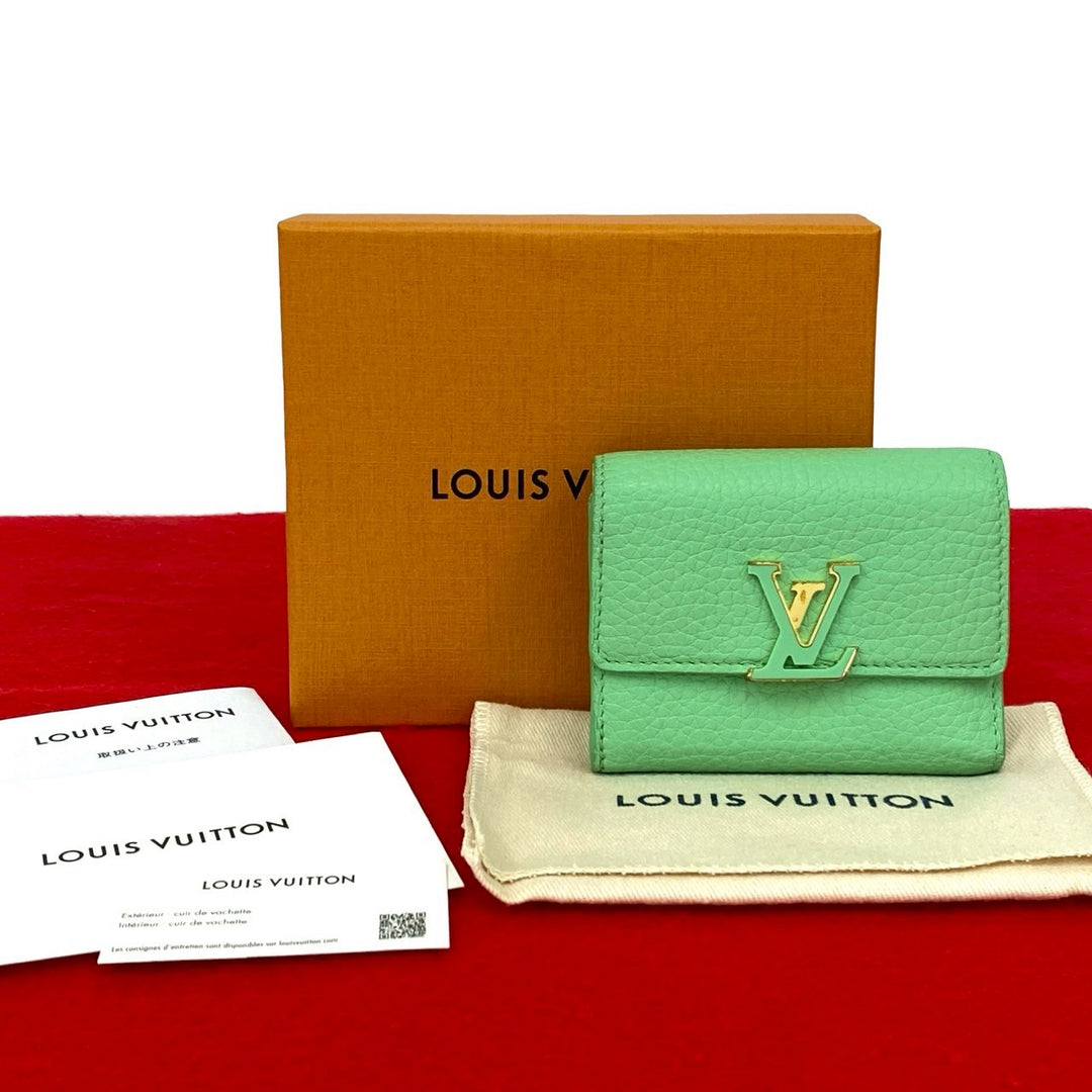 三折皮夾 Louis Vuitton Portefeuille Capucines XS