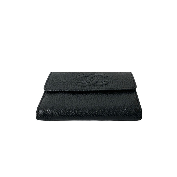 trifold wallet chanel