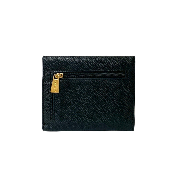 trifold wallet chanel