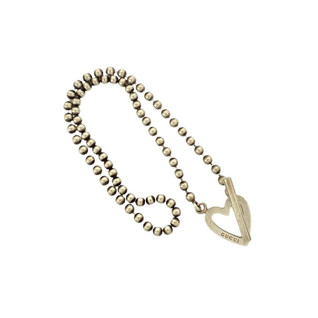 necklace gucci toggle heart necklace