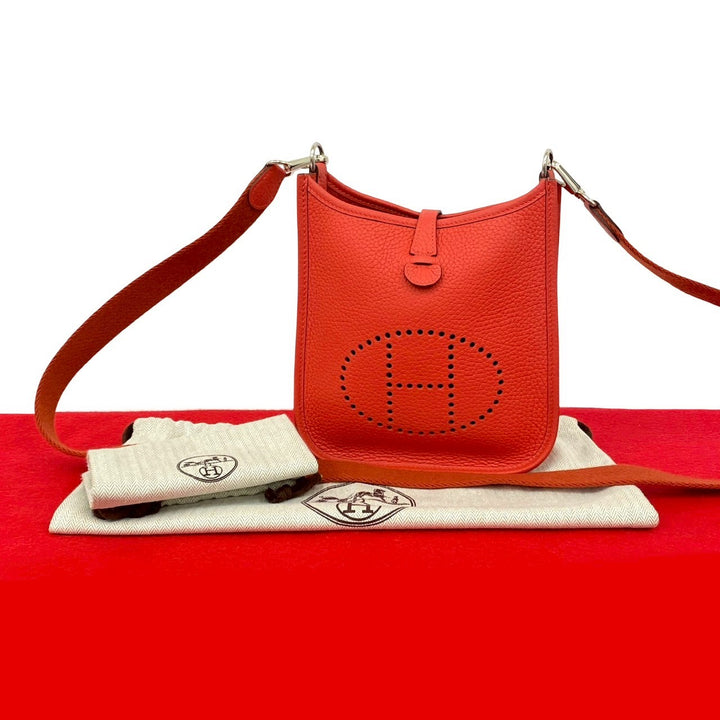 單肩包 Hermes Evelyn TPM 16 Amazone