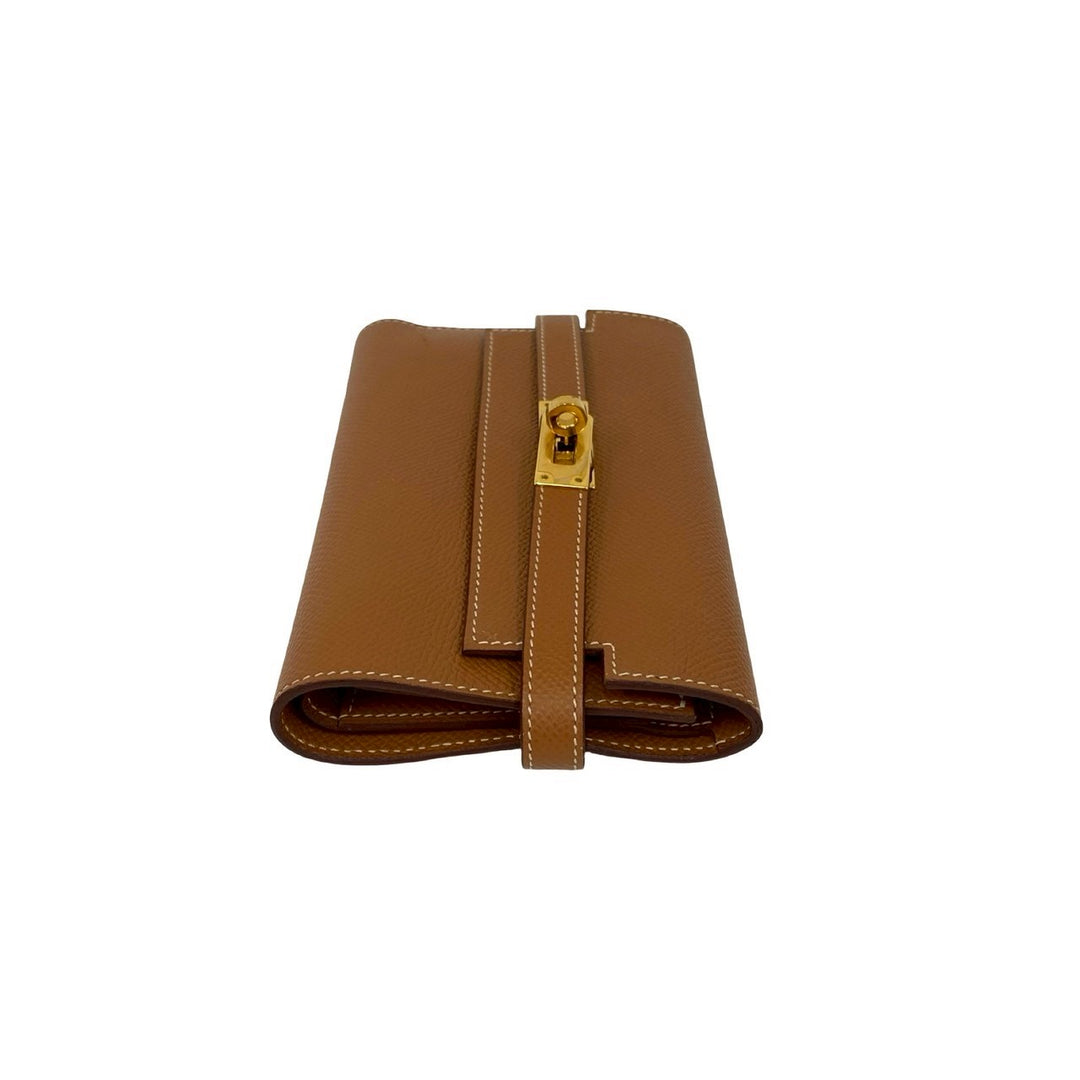 Tri-fold wallet Hermes Kelly wallet medium
