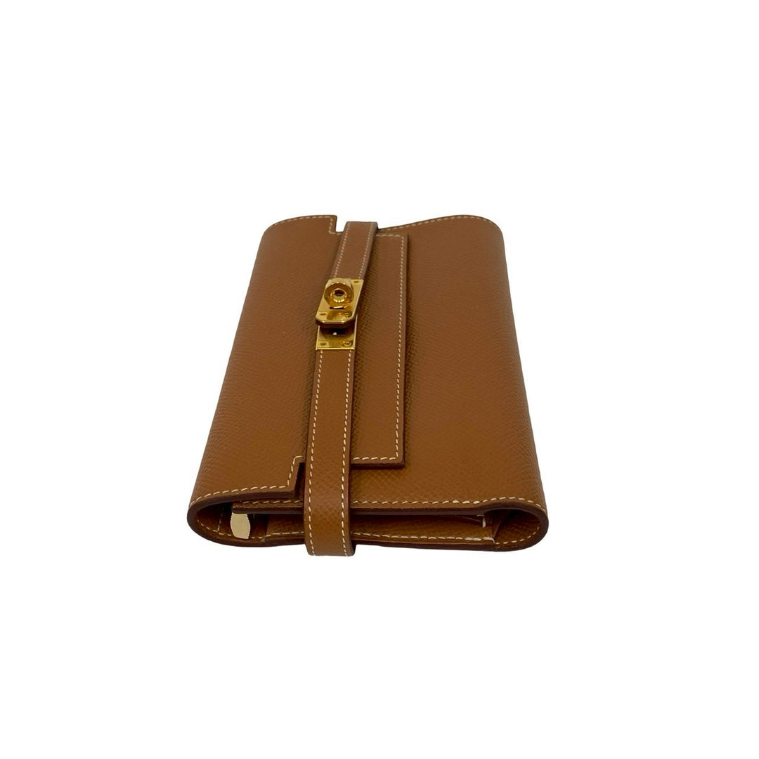 Tri-fold wallet Hermes Kelly wallet medium
