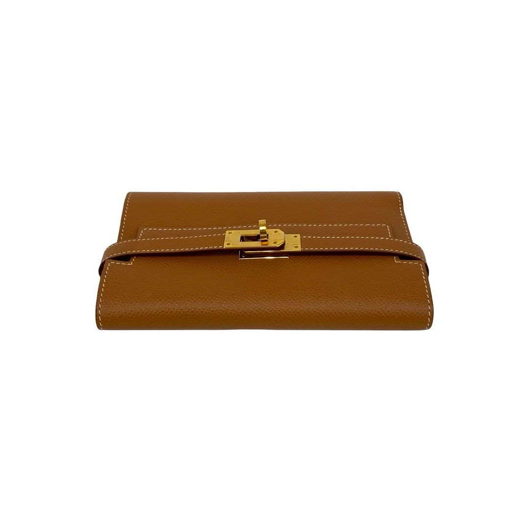 Tri-fold wallet Hermes Kelly wallet medium