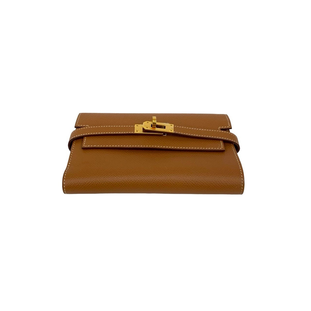 Tri-fold wallet Hermes Kelly wallet medium