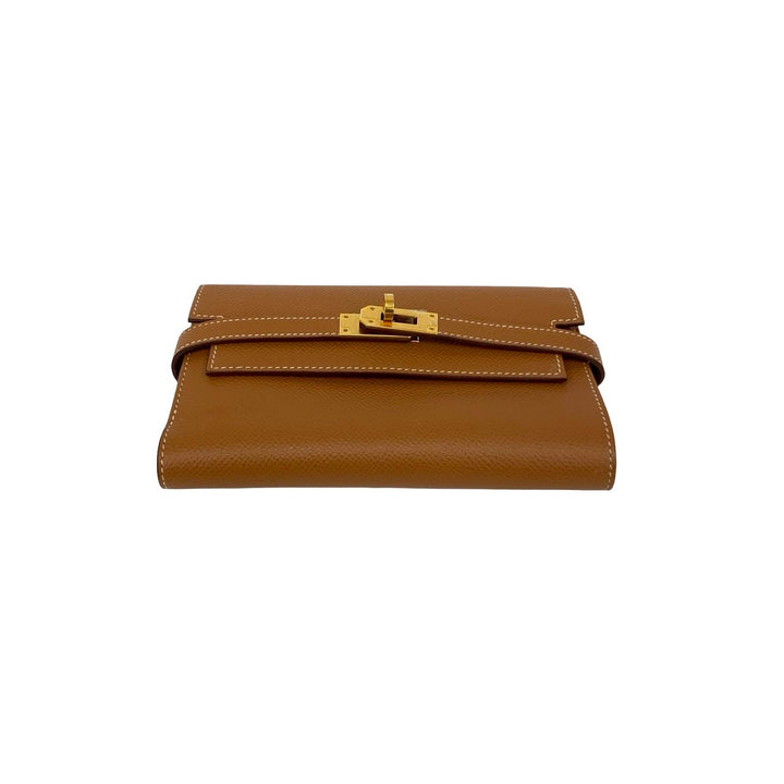 Tri-fold wallet Hermes Kelly wallet medium