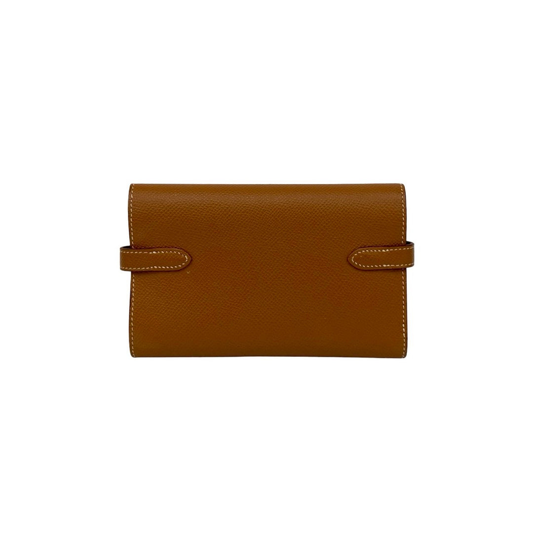 Tri-fold wallet Hermes Kelly wallet medium