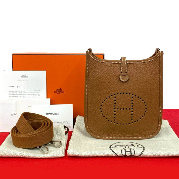 單肩包 Hermes Evelyn TPM 16 Amazone