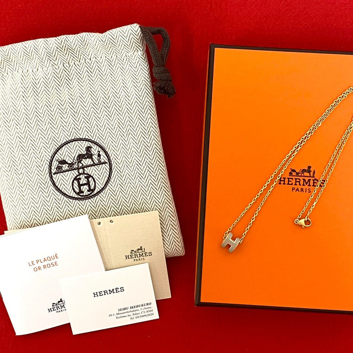 項鍊 Hermes Mini Pop 灰